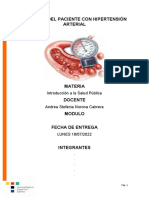 Cuidados del paciente con hipertensión arterial