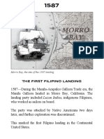 First Filipino Landing in Morro Bay 1587