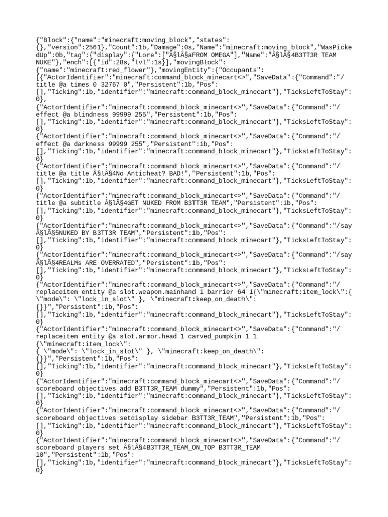 Minecraft Command Block Setup Guide | PDF | Games & Activities ...