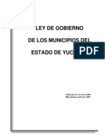 Ley de Gobierno de Municipios de Yucatan