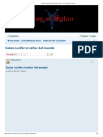 Satan Lucifer, el señor de la antigua civilización
