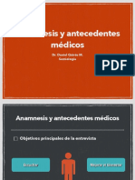 Anamnesis y Antecedentes Médicos