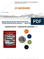 Materi Diklat Pengantar Geopark - 2
