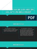 1ro Diferebcias de Los Art 289 J 332 J