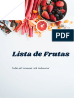 Lista de Frutas
