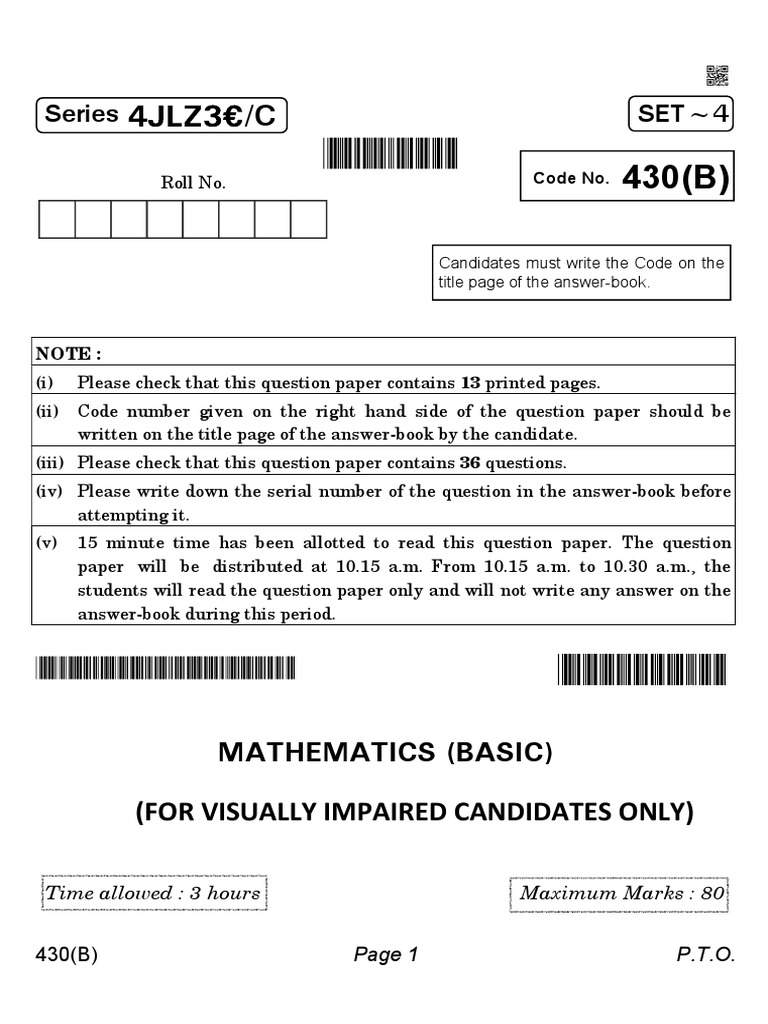 Qp 241 Maths Basic For Vi Candidates Pdf Sphere Mathematical Objects