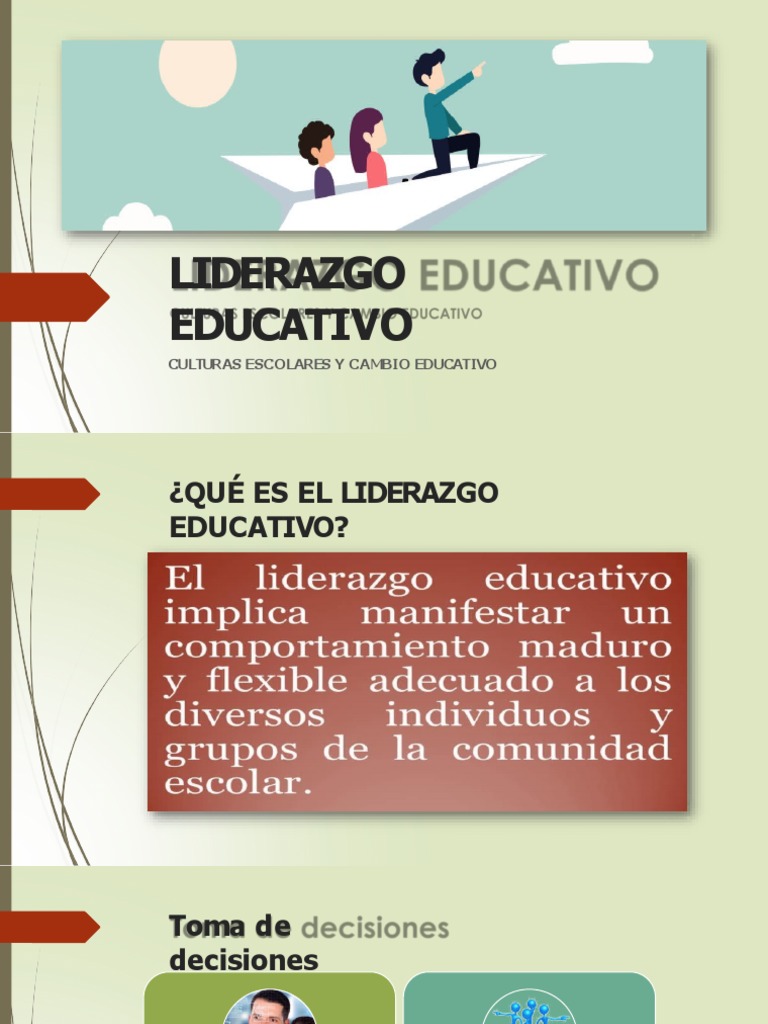 Liderazgo Educativo y Mejora Escolar | PDF | Liderazgo | Método de ...