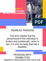 PWDS and Underprivileged Sectors: A Call for Inclusivity and Empowerment(39