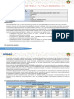 Planificacion Curricular Anual 3º y 4º - 2021 - Prof. Jose Luis Gonzales Morocco