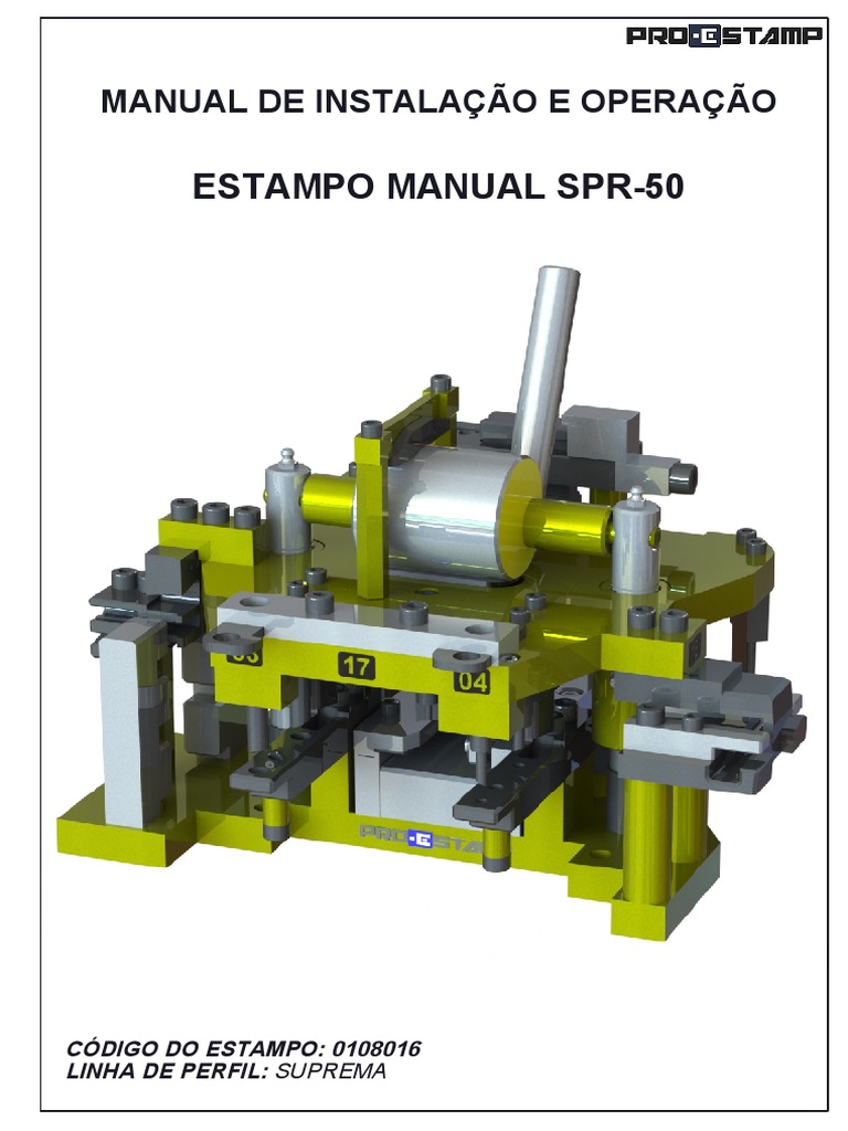 Manual Estampo Manual Spr-50 | PDF | Setor secundário da economia ...