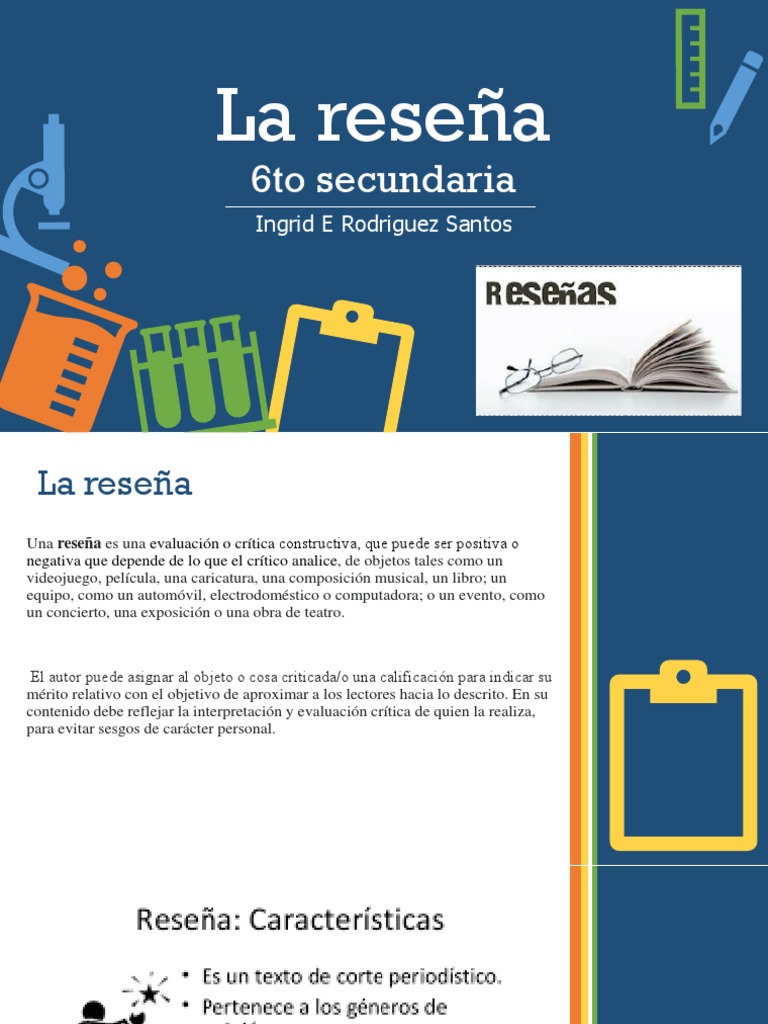 Reseña informativa para secundaria | PDF | Viajes y turismo | Ficción ...