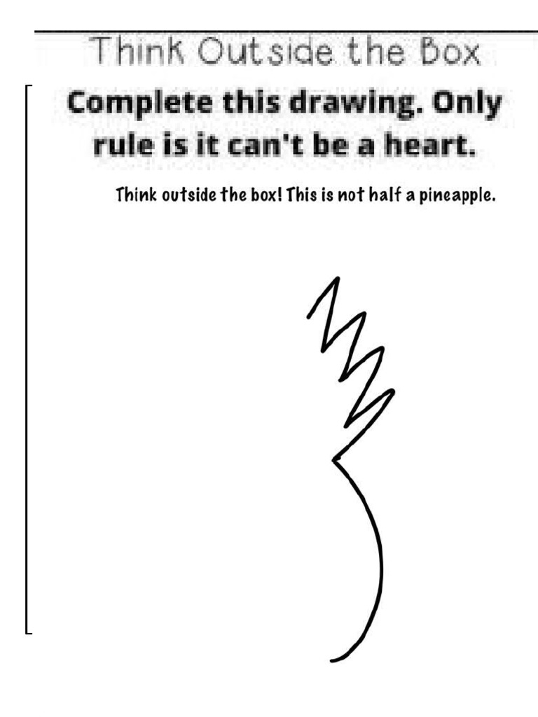 Outside the box drawing pdf