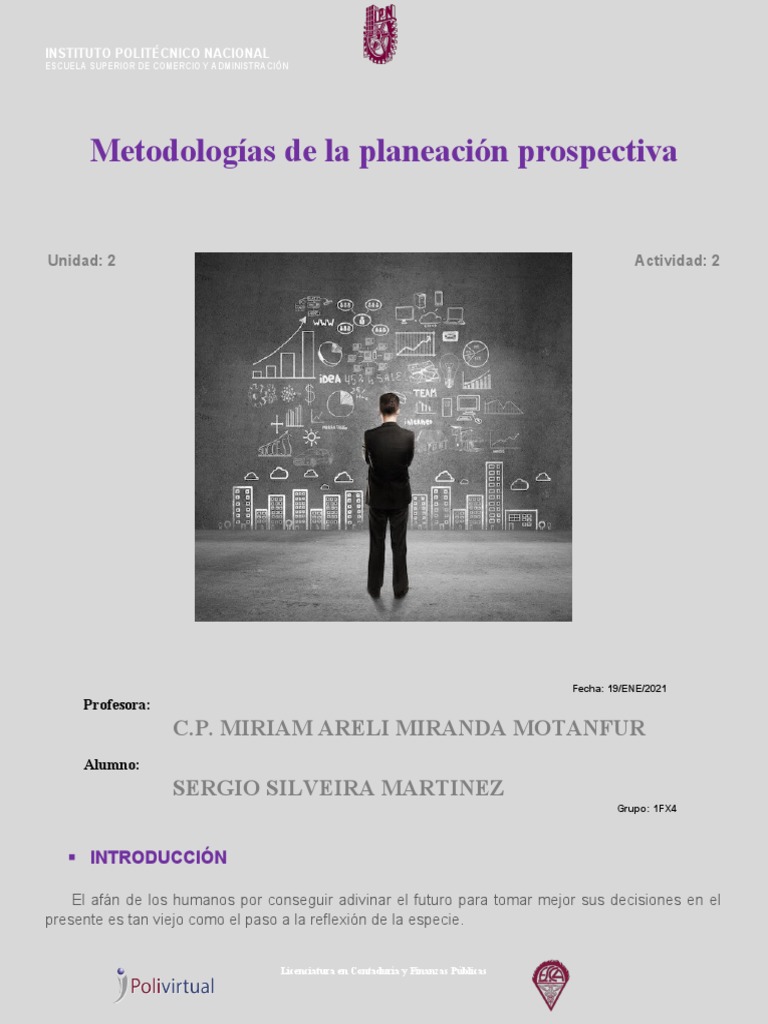Metodologías de Planeación Prospectiva | PDF | Planificación | Método ...