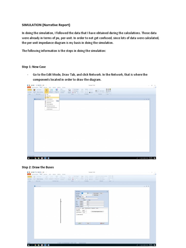 Per Unit Simulation Steps and Results | PDF | Transformer ...