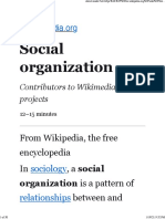Social Organization - Wikipedia