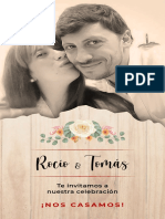 Invitación Celebración Rocío y Tomás