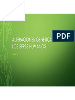 Alteraciones Genéticas en Los Seres Humanos PDF