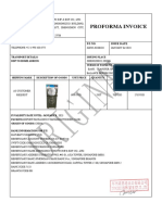 Proforma invoice of the hard ice cream machine from Amy-1