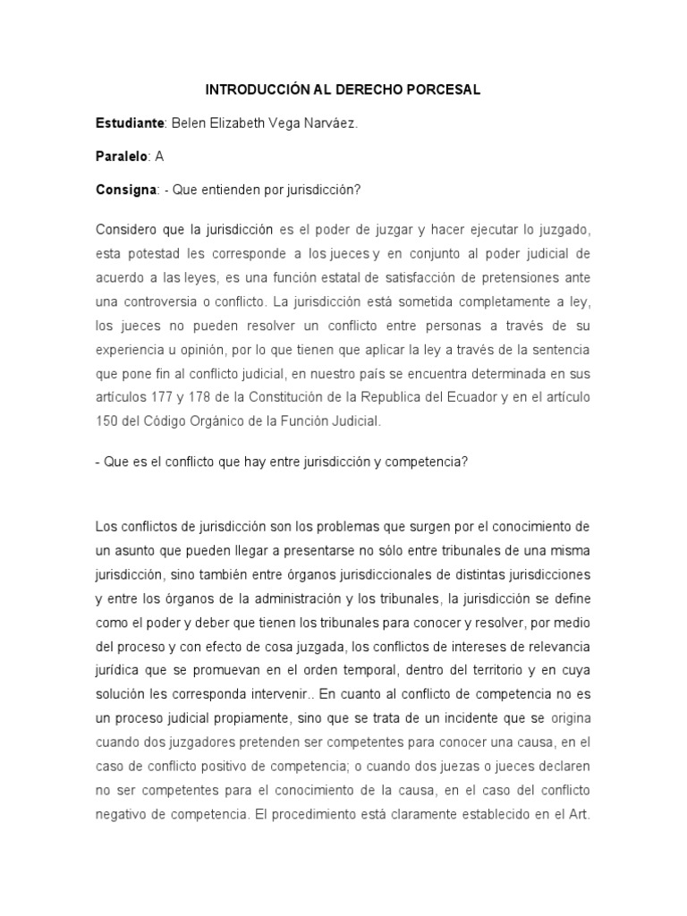 Jurisdicción y Competencia en Derecho Procesal | PDF | Jurisdicción | Juez