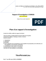 Rédaction D'un Rapport D'investigation