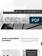 Scope and Theories of Managerial Economics