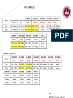 Maintenance Schedule for Nov 24 Onwards