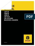 Service Manual: LB75.B LB90.B LB95.B LB110.B LB115.B 4WS Backhoe Loaders