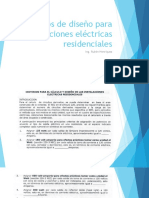 Criterios de Diseño para Instalaciones Electricas Residenciales