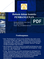 Sosiologi Hukum - Pembangunan