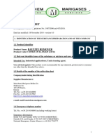 Bauxite Remover SDS Safety Data Sheet