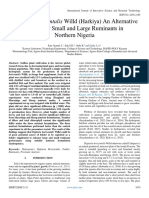 Digitaria Horizontalis Willd (Harkiya) An Alternative Fodder For Small and Large Ruminants in Northern Nigeria