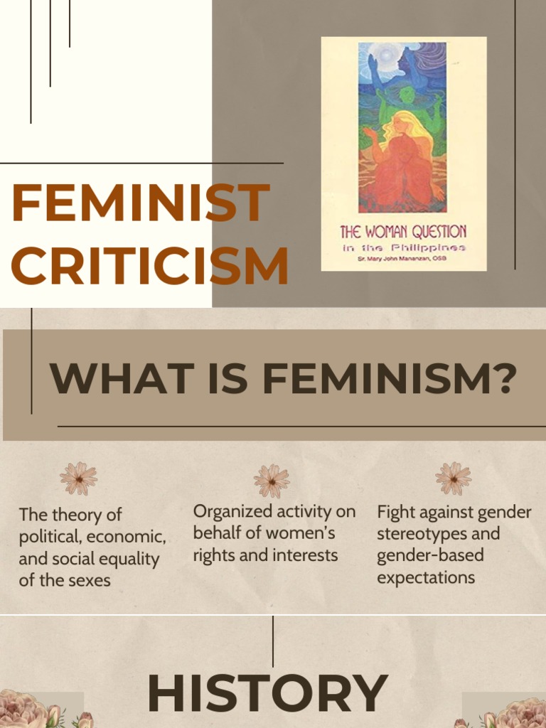 Feminist Criticism Approach PDF Gender Studies Feminism