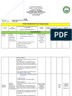 Bonbon National High School Home-Based Work Immersion Plan for Housekeeping and Cookery