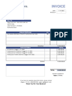 Invoice Asix Pool