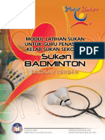 Badminton SR Modul Latihan Sukan