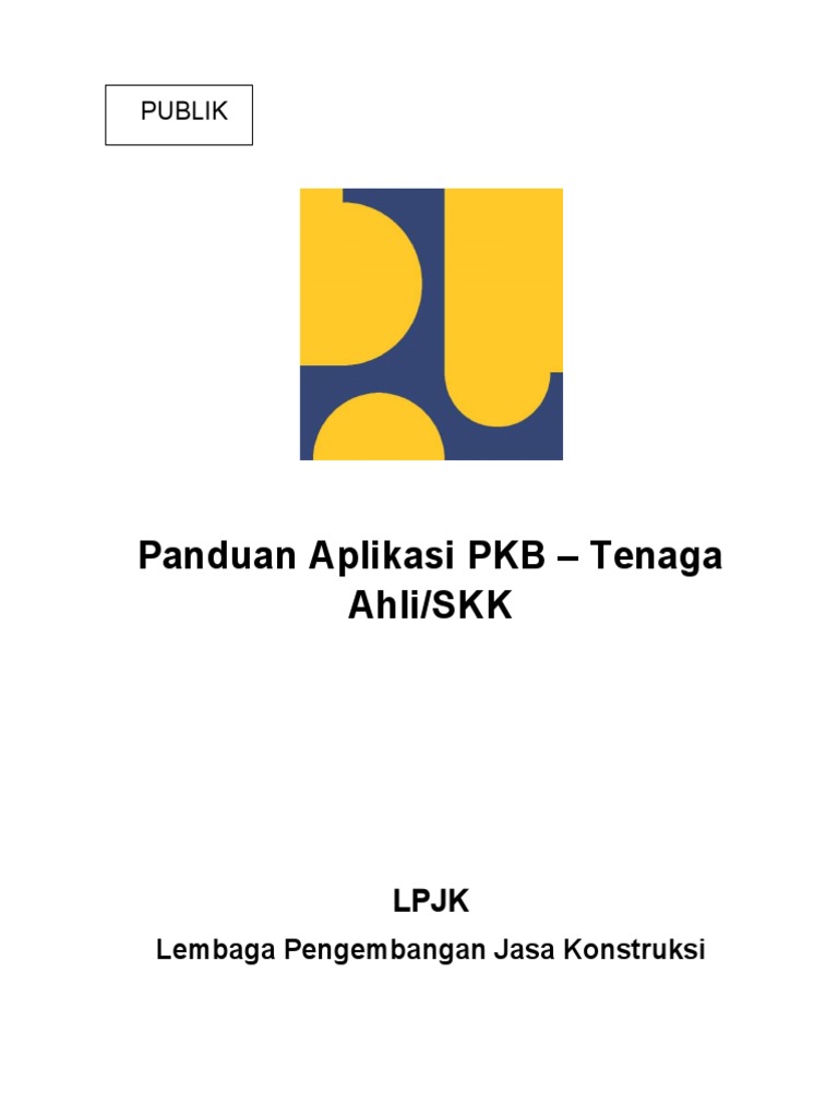 Panduan Login dan Registrasi PKB Tenaga Ahli | PDF