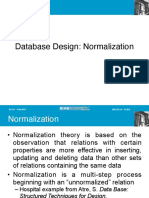 Database Design: Achieving Normal Forms