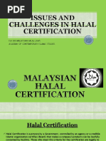 Issues and Challenges in Halal Certification - All