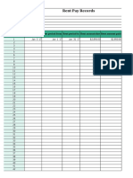 Rent Ledger Excel Spreadsheet