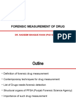 Forensic Measurement of Drug