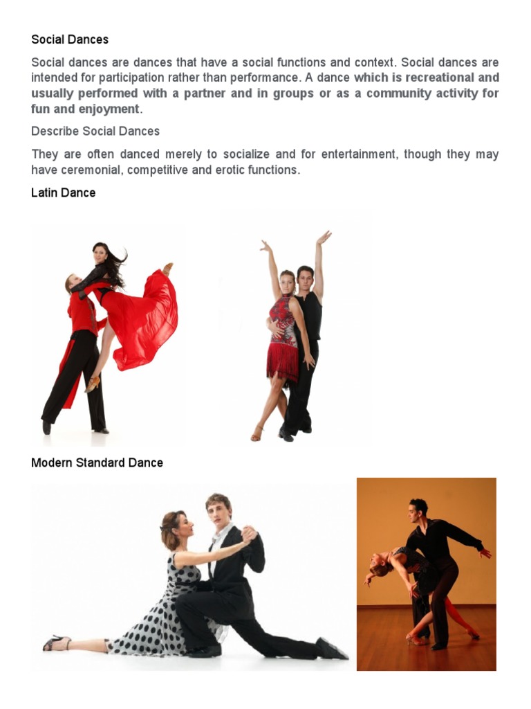 Social Dances | PDF