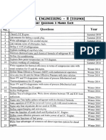 TE II Short Questions