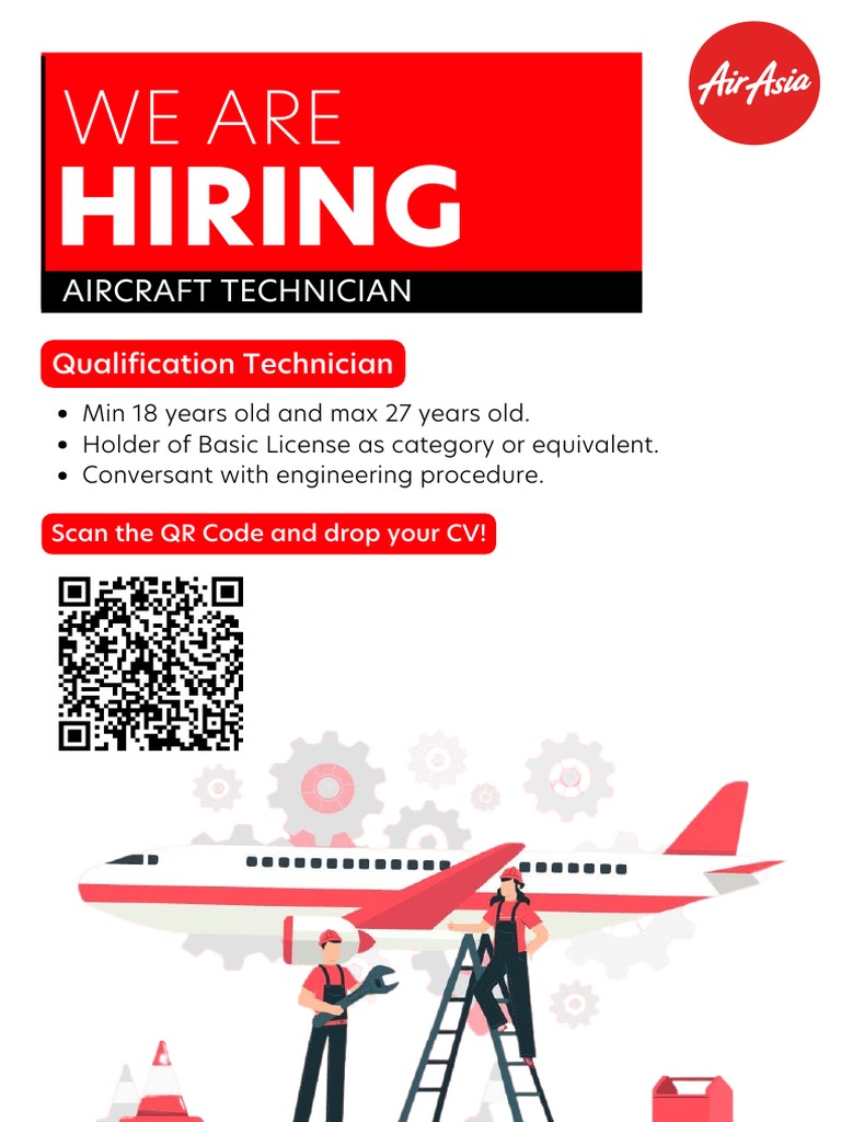 Indonesia AirAsia Aircraft Technician Advertising (Poster SIZE) PDF