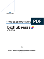 BizHub PRESS C8000 Troubleshooting Guide