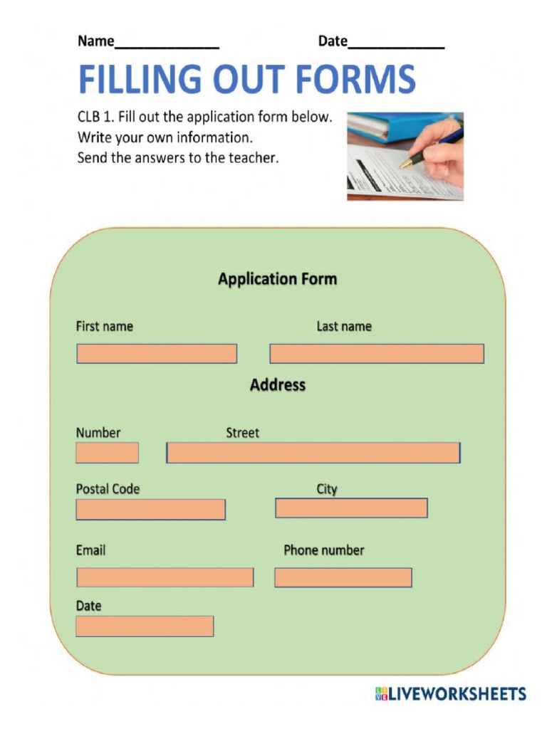 Fill-Out Forms-Activity | PDF