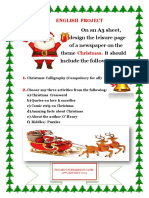 English Project Christmas