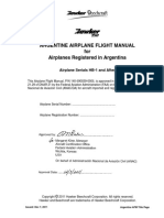 Argentine Airplane Flight Manual For Airplanes Registered in Argentina