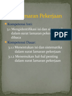 Materi Surat Lamaran Pekerjaan