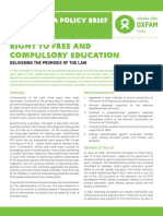 Policy Brief Education Oxfam