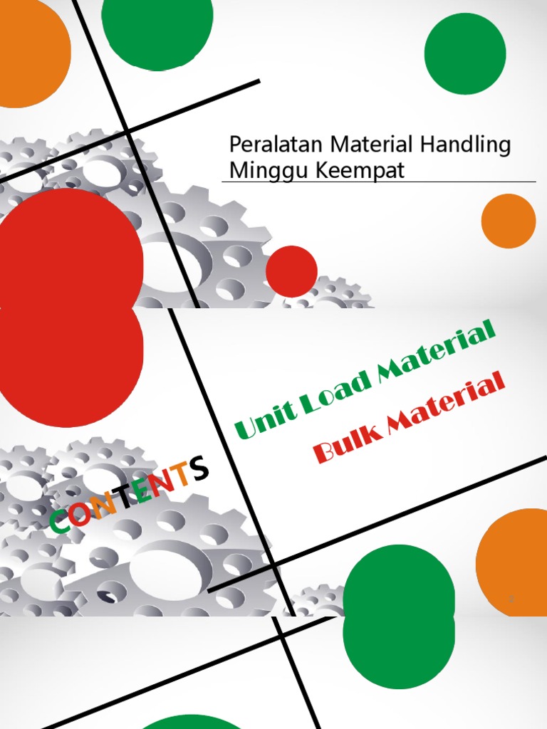 Unit Load and Bulk Material Handling | PDF | Pallet | Economic Sectors